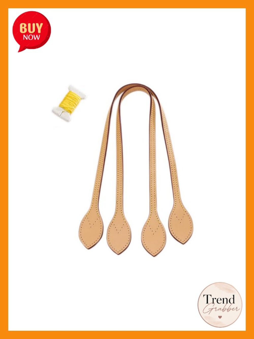 Vachetta Leather Replacement Straps Handles for Neverfull PM MM Tote Bags